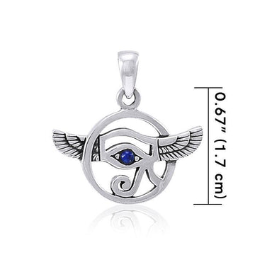 Look into the Eye of Horus ~ Sterling Silver Pendant TPD4252